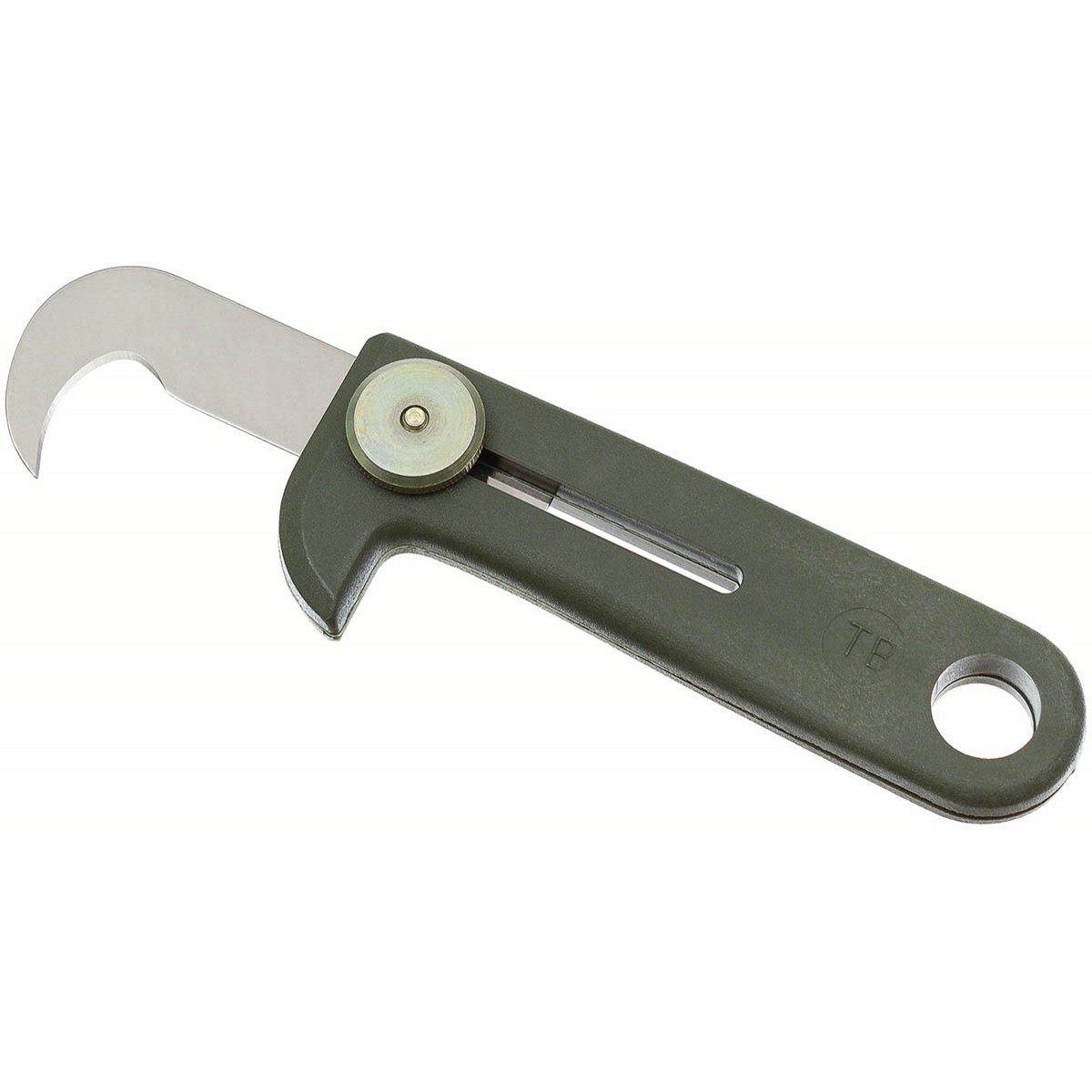 Osta Total Maahantuonti Koukkupuukko - Utility Knife OD green Total Shopista