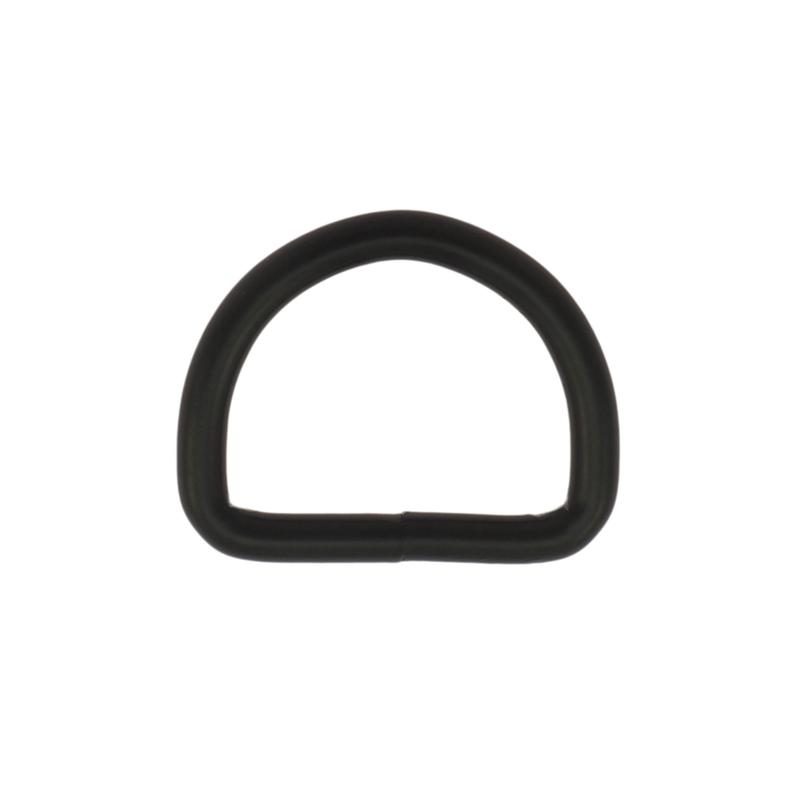 Total Maahantuonti Metallinen D-rengas MUSTA 40mm