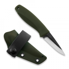 Peltonen Knives Pikkusissi M23, kydex tuppi, vihreä