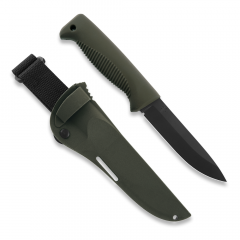 Peltonen Knives Sissipuukko M07, komposiittituppi, vihreä