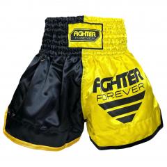 Osta Fighter Forever Thainyrkkeilyshortsit KELTA-MUSTA Total Shopista