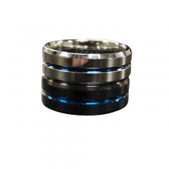 Osta Thin Blue Line Leveä Sormus Total Shopista