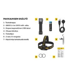 Osta Armytek Otsalamppu C2 max 1200lm LADATTAVA(magneetti) Total Shopista