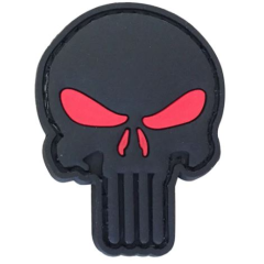 Osta Total Maahantuonti Punisher Cut Out Patch Black Total Shopista