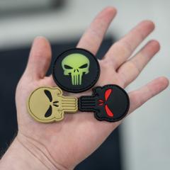 Osta Total Maahantuonti Punisher Cut Out Patch Olive Total Shopista