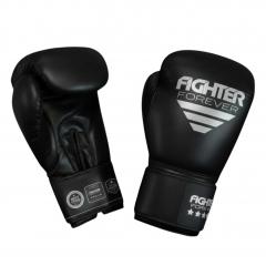 Osta Fighter Forever EVO Nyrkkeilyhanskat MUSTA-HOPEA Total Shopista