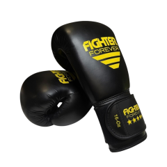 Osta Fighter Forever EVO nyrkkeilyhanskat MUSTA-KELTA Total Shopista