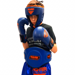 Osta Fighter Forever Lasten vatsapanssari SINI-ORANSSI Total Shopista