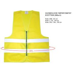 Osta Total Maahantuonti Huomioliivi keltainen vetoketjulla. Luokka 2 Total Shopista