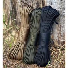 Osta EDCX Paracord Naru 250kg 4mm MUSTA Total Shopista