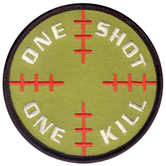 Osta Total Maahantuonti Moraalimerkki One shot, one kill Total Shopista