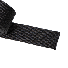 Osta Total Gear- Tactical Hihnanauha 1,5mm / 25mm MUSTA Total Shopista