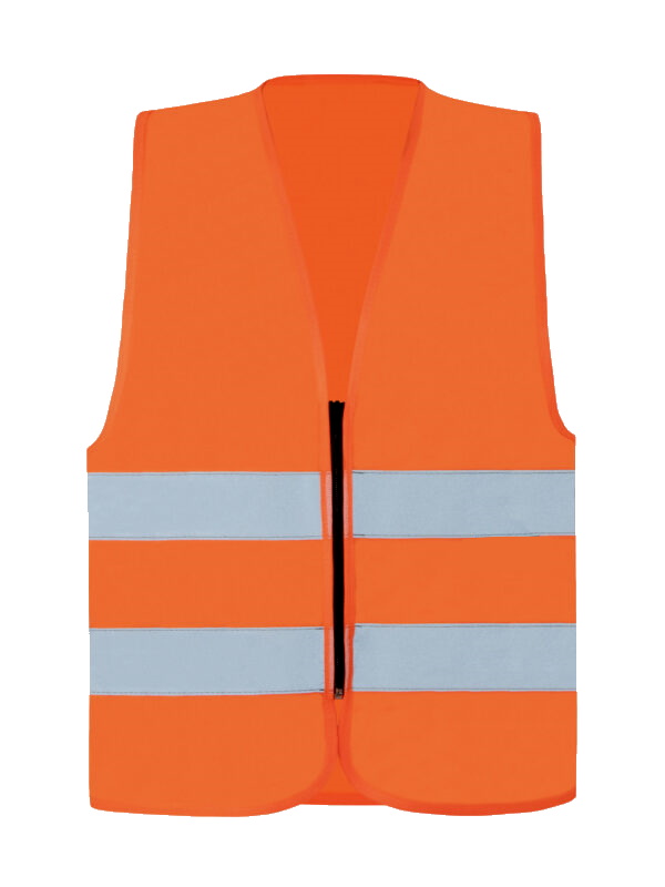 Osta Total Maahantuonti Huomioliivi oranssi vetoketjulla Total Shopista