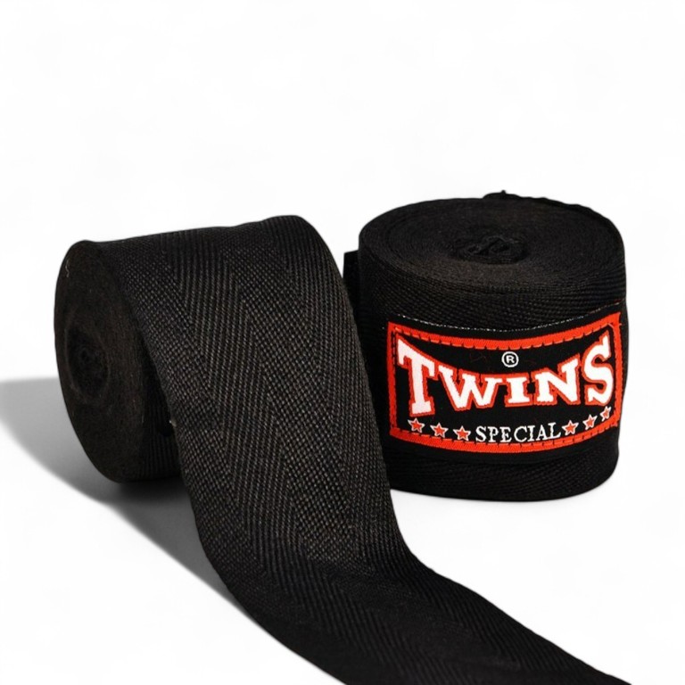 Twins Special käsisiteet 5m MUSTA